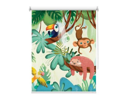 Fotoroleta Roztomilá kreslená zvířátka