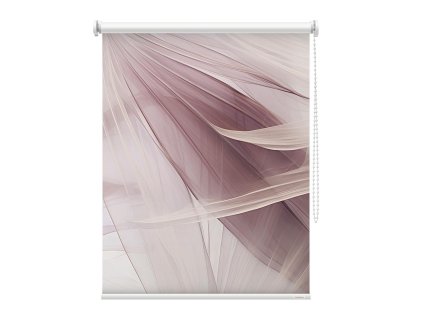 Fotoroleta Listová harmonie růžová