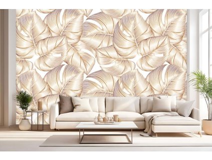 Fototapeta na zeď - Jemná elegance listů