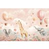 Dětská fototapeta na zeď - Růžový safari sen