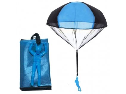 Parachute toy blue