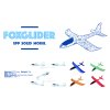 foxglider model polystyrenového letadla přebal