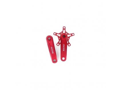 avian accolades taper cnc square crankset red