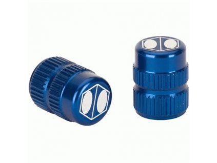 box one cube valve cap blue schrader