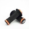 odi bmx ruffian flange lock on meybo grip orange