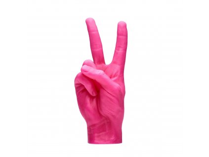 Svíčka "Peace" PINK