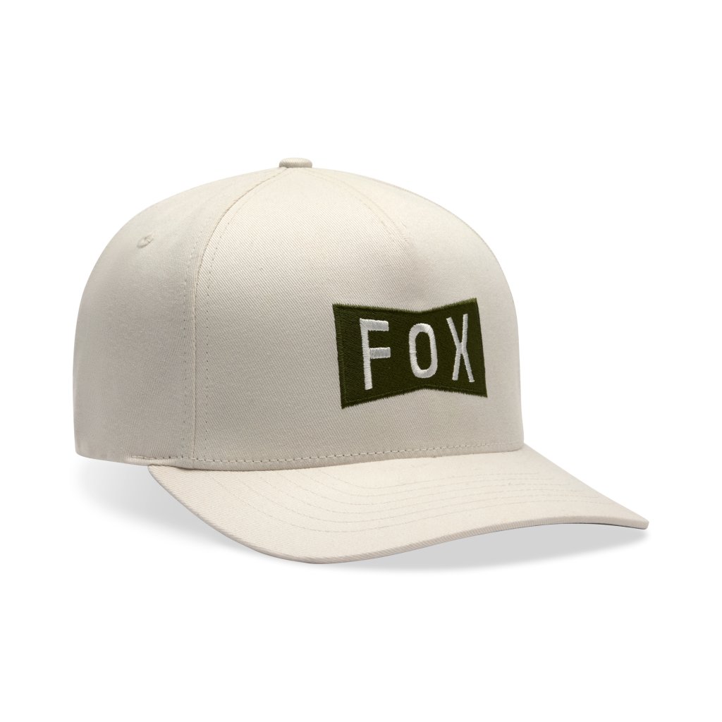 Pánská čepice Fox Typeface Flexfit Hat - Off White