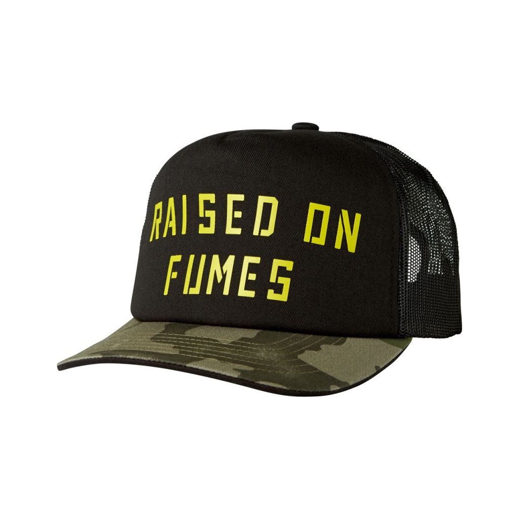 Pánská čepice Fox Raised On Fumes Snapback Black Vintage OS