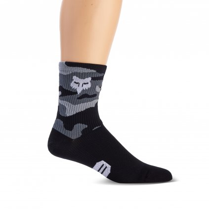 Cyklo ponožky Fox 6" Ranger Sock - Black Camo