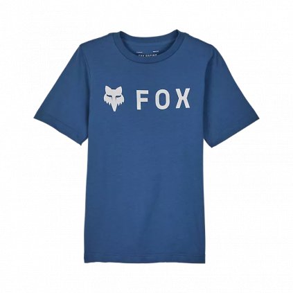 Dětské triko Fox Yth Absolute Ss Tee - Indigo