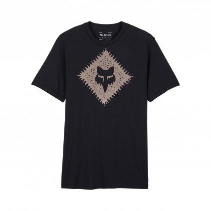 Pánské triko Fox Leo Prem Ss Tee - Black