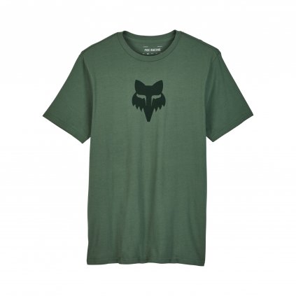 Pánské triko Fox Fox Head Ss Prem Tee - Hunter Green