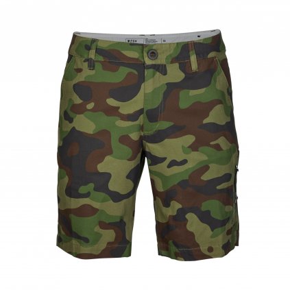 Pánské šortky Fox Essex Camo Short 3.0 - Green Camo