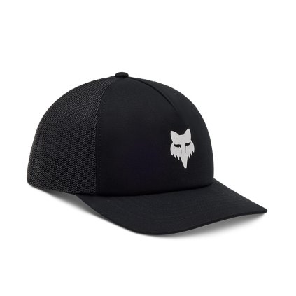Pánská kšiltovka Fox Fox Head Trucker Hat - Black