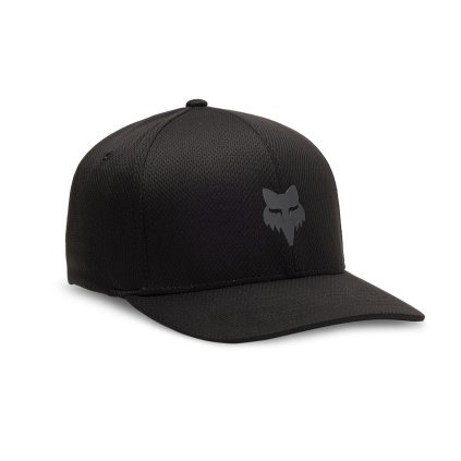 Pánská čepice Fox Fox Head Tech Flexfit Hat - Black/Charcoal