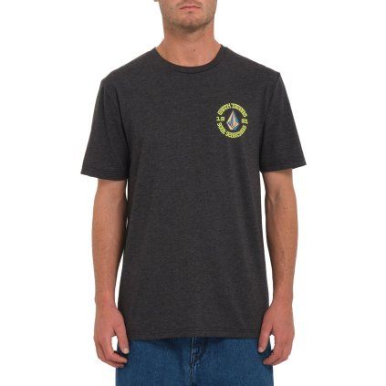 Pánské triko Volcom Fried Hth Sst Heather Black