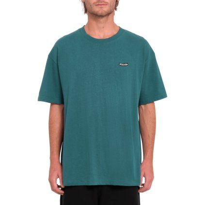 Pánské triko Volcom Pistol Stone Lse Sst - Evergreen