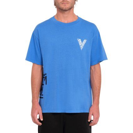 Pánské triko Volcom Fergadelic Sst - Patriot Blue