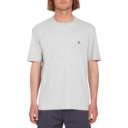 Pánské triko Volcom Stone Blanks Bsc Sst - Heather Grey