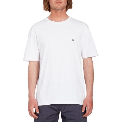 Pánské triko Volcom Stone Blanks Bsc Sst - White
