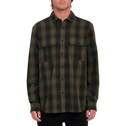 Pánská košile Volcom Shadowstone Flannel Ls - Wintermoss