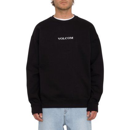 Pánská mikina Volcom Volcom Stone Crew Fleece - Black