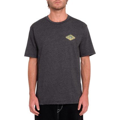 Pánské triko Volcom Voboxed Hth Sst - Heather Black