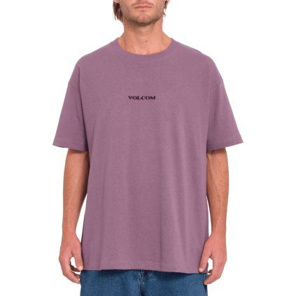 Pánské triko Volcom Volcom Stone Lse Sst - Vintage Violet