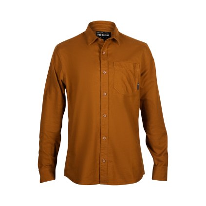 Pánská košile Fox Source Flannel - Nutmeg