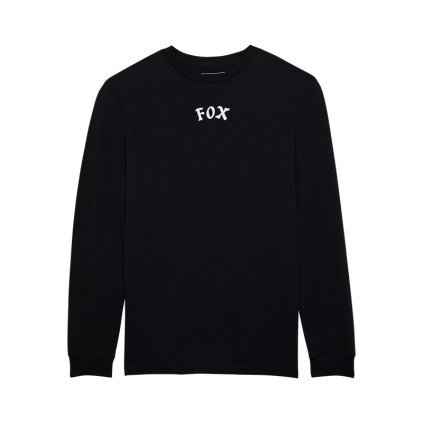 Pánské triko Fox Race Crew Ls Prem Tee - Black