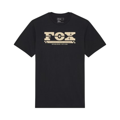 Pánské triko Fox National Ss Prem Tee - Black