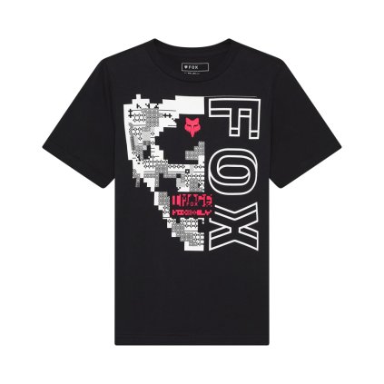 Dětské triko Fox Yth Image Skull Ss Tee - Black