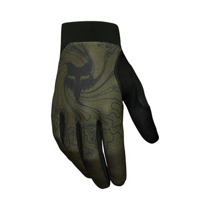 Pánské cyklo rukavice Fox Ranger Glove Frequency - Military