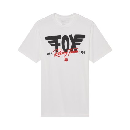 Pánské triko Fox Winged Ss Prem Tee - Optic White