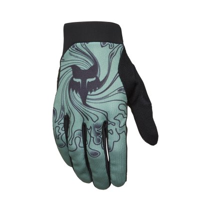 Pánské cyklo rukavice Fox Ranger Glove Frequency - Pine