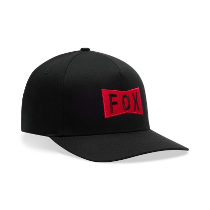 Pánská čepice Fox Typeface Flexfit Hat - Black