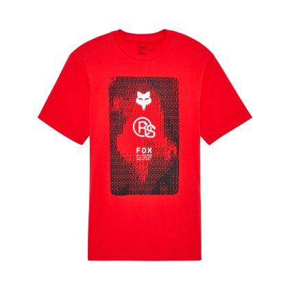 Pánské triko Fox Fox Rs Ss Prem Tee - Red