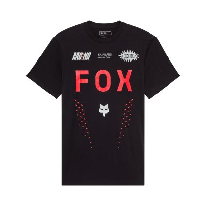 Pánské triko Fox Shield Ss Prem Tee - Black