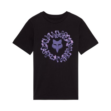 Dětské triko Fox Yth Image Phantom Ss Tee - Black