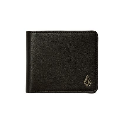 Peněženka Volcom Slim Stone Pu Wallet S - Black