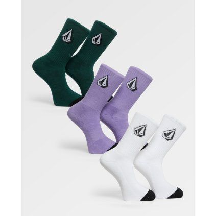 Ponožky Volcom Full Stone 3Pk - Multi