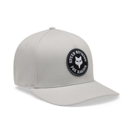 Pánská kšiltovka Fox Badge Flexfit Hat - Light Grey