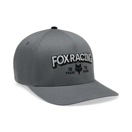 Pánská kšiltovka Fox Bold Flexfit Hat - Pewter