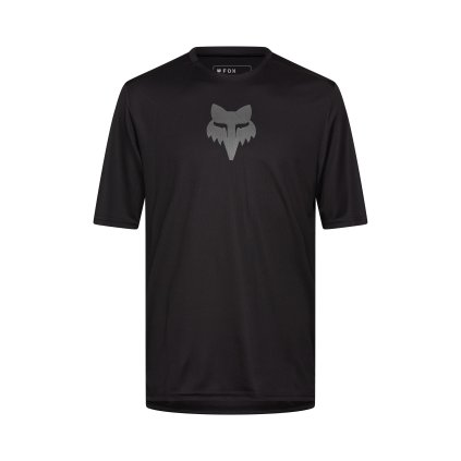 Pánský cyklo dres Fox Ranger Ss Jersey Fox Head - Black