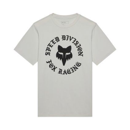 Pánské triko Fox Badge 195 Original Ss Tee - Light Grey