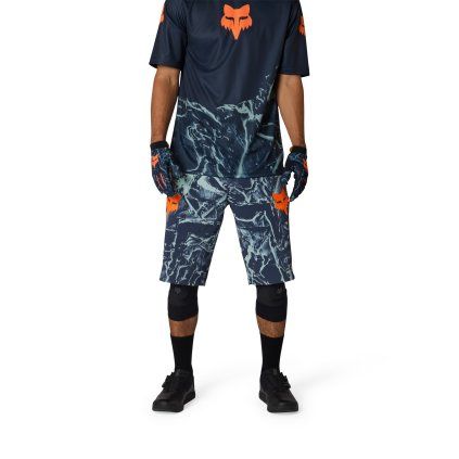 Pánské cyklo šortky Fox Ranger Short Image Print - Arctic Blue
