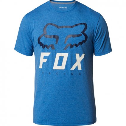 Pánské triko FOX Heritage Forger Ss Tech Tee - Heather Royal