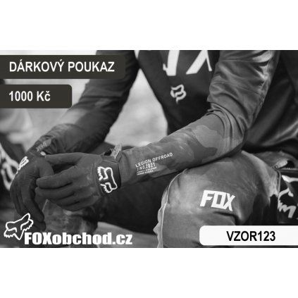 Dárkový poukaz 1000 Kč - do e-mailu