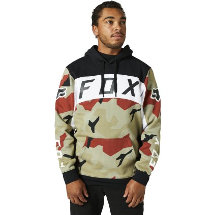 Pánská mikina Fox Racing Bnkr Po Fleece - Green Camo