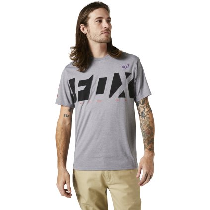 Pánské triko Fox Racing Rkane Ss Tech Tee Heather Graphite